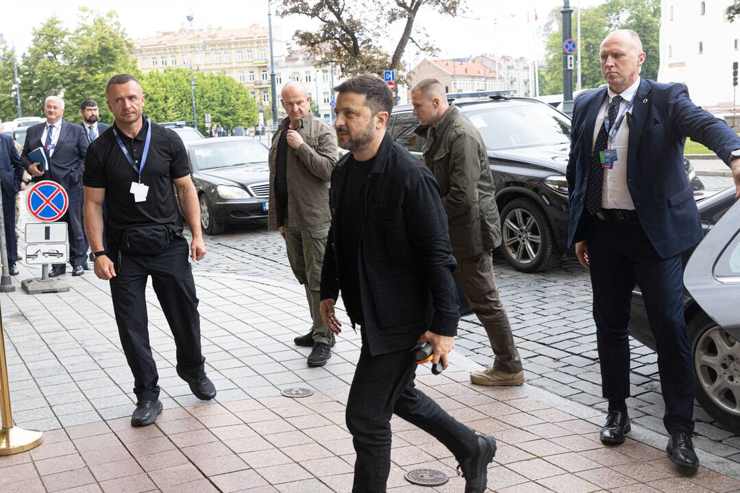 Į Lietuvą atvyko Ukrainos prezidentas
