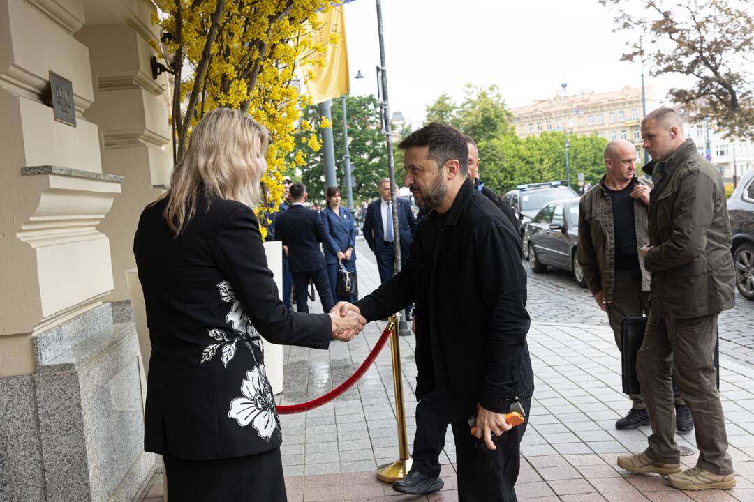 Į Lietuvą atvyko Ukrainos prezidentas