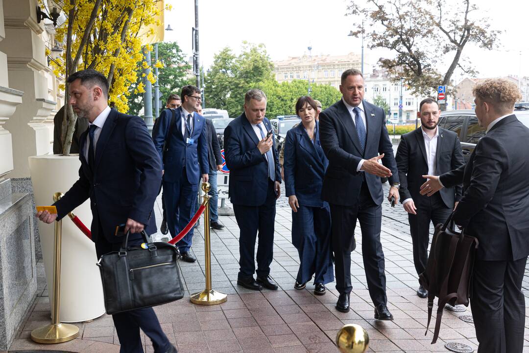 Į Lietuvą atvyko Ukrainos prezidentas
