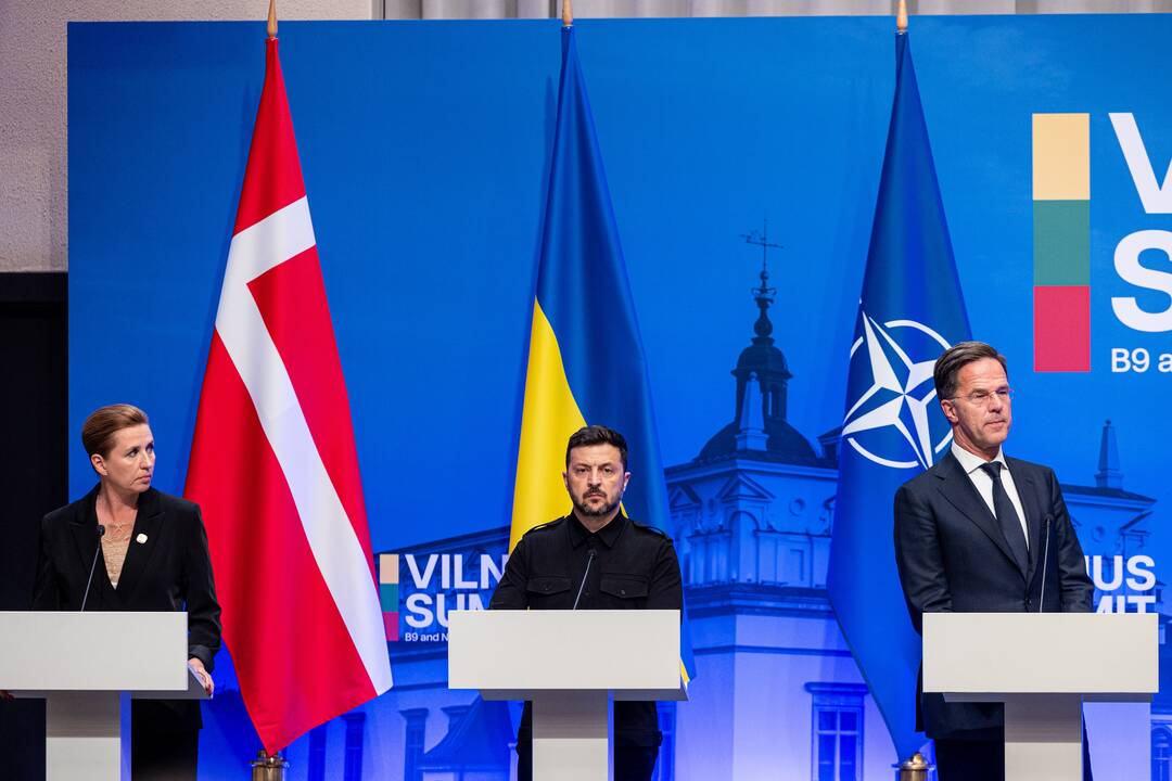 Vilniaus viršūnių susitikimo spaudos konferencija