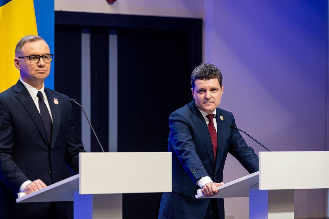 Vilniaus viršūnių susitikimo spaudos konferencija