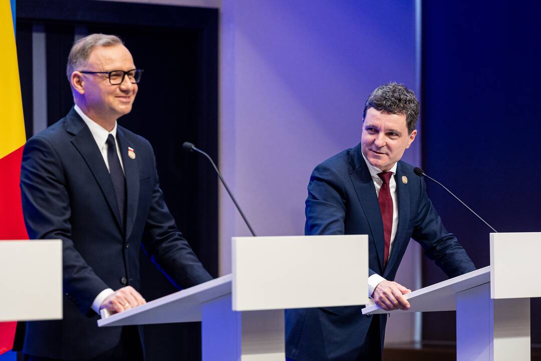 Vilniaus viršūnių susitikimo spaudos konferencija