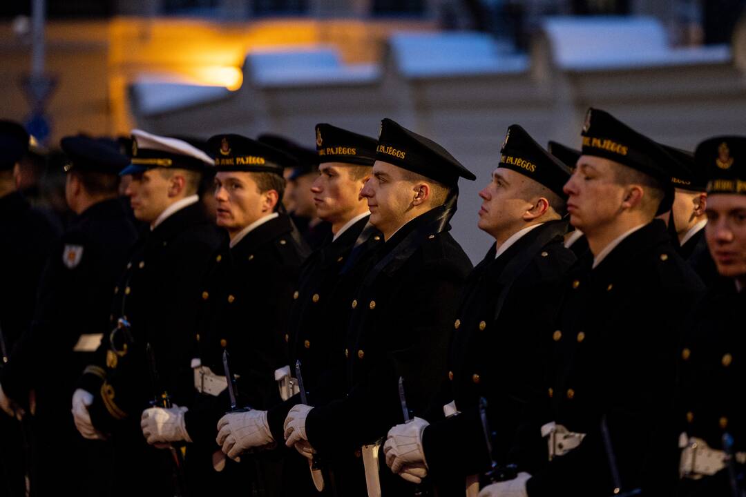 Italijos kariuomenės vado pasitikimo ceremonija