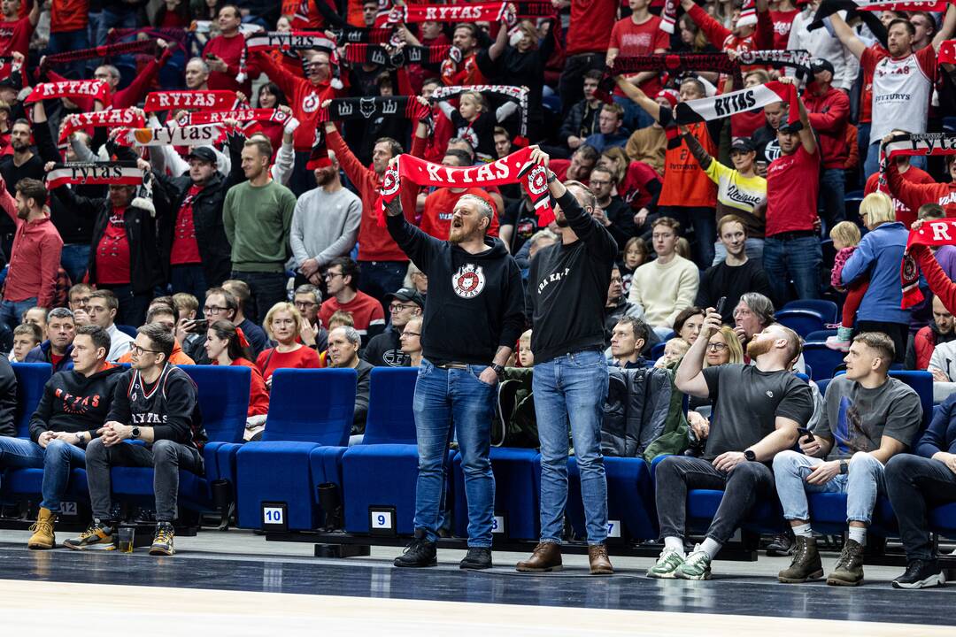 LKL rungtynės: Vilniaus „Rytas“ - „Wolves“