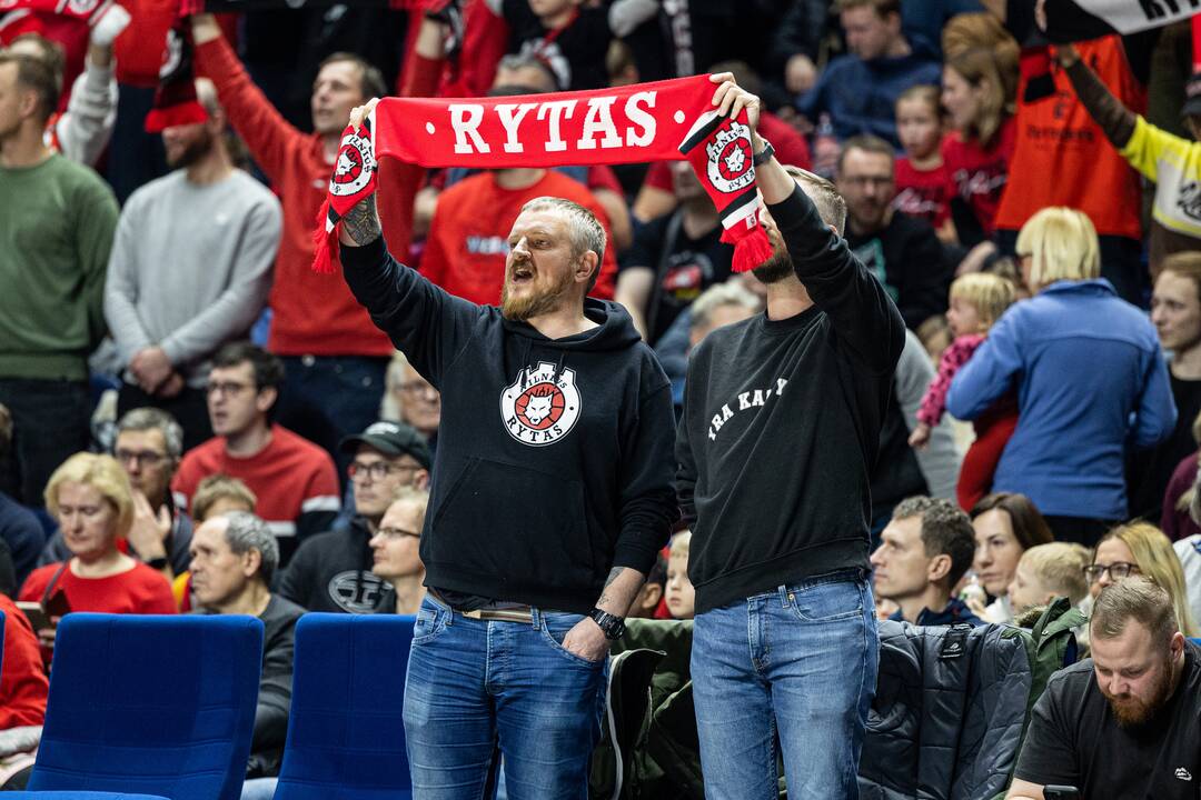 LKL rungtynės: Vilniaus „Rytas“ - „Wolves“