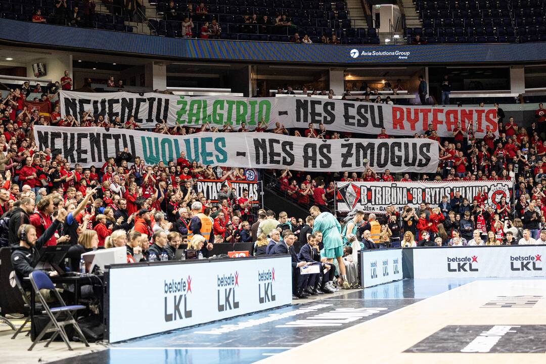 LKL rungtynės: Vilniaus „Rytas“ - „Wolves“