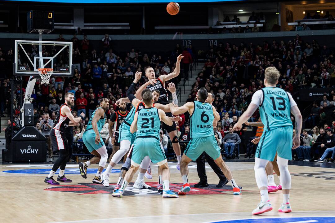 LKL rungtynės: Vilniaus „Rytas“ - „Wolves“