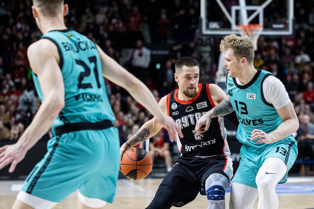LKL rungtynės: Vilniaus „Rytas“ - „Wolves“