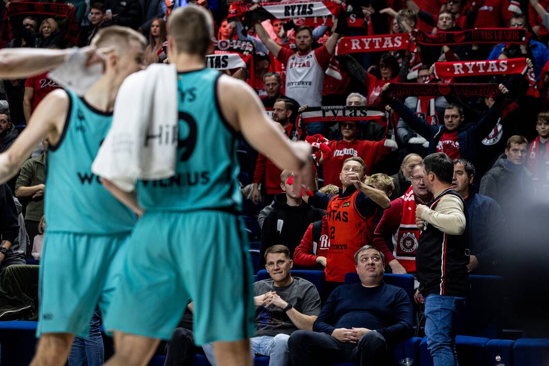 LKL rungtynės: Vilniaus „Rytas“ - „Wolves“