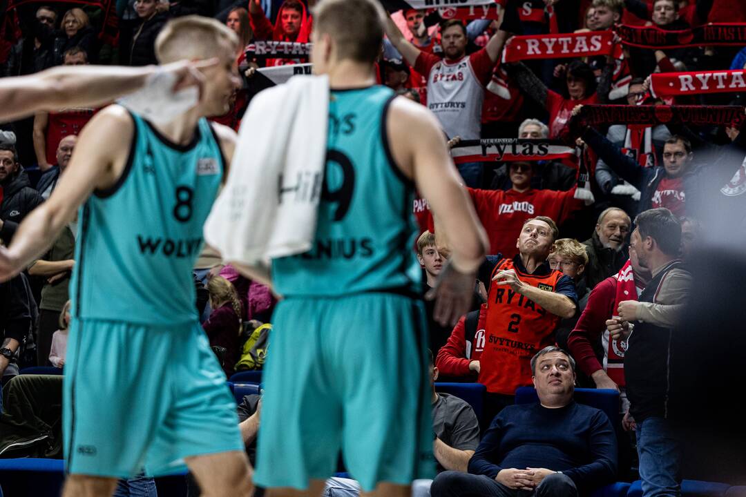 LKL rungtynės: Vilniaus „Rytas“ - „Wolves“