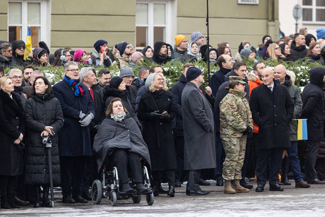 V. Zelenskis ir G. Nausėda kreipėsi  į Lietuvos žmones