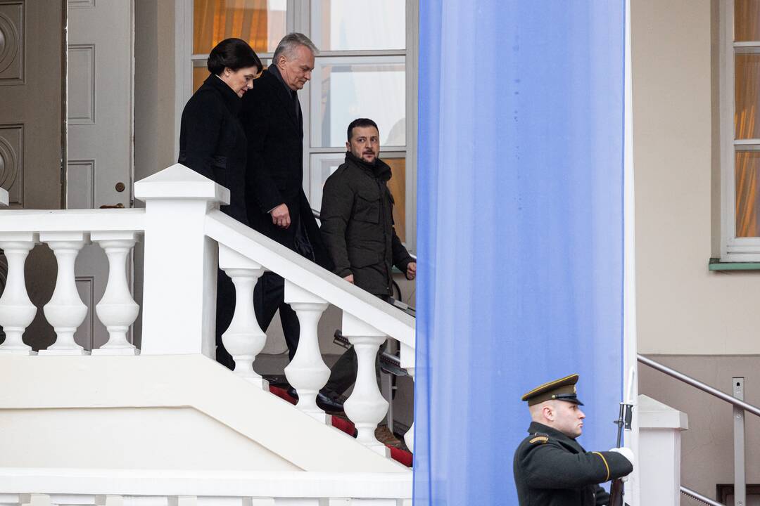 V. Zelenskis ir G. Nausėda kreipėsi  į Lietuvos žmones