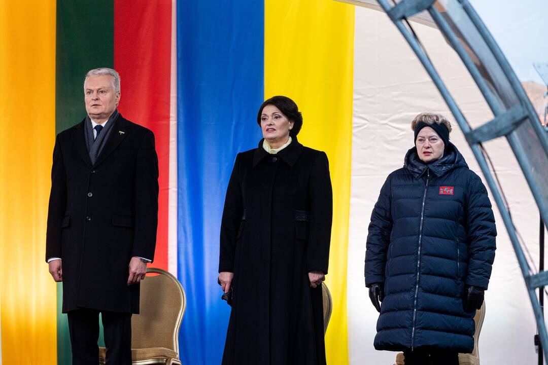 V. Zelenskis ir G. Nausėda kreipėsi  į Lietuvos žmones