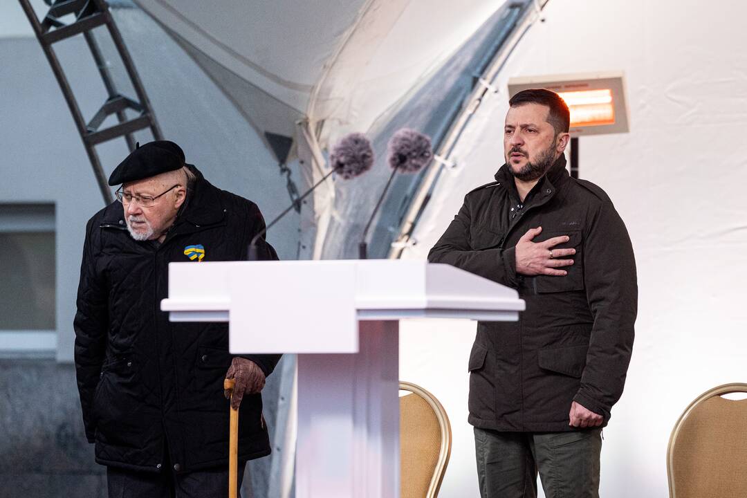 V. Zelenskis ir G. Nausėda kreipėsi  į Lietuvos žmones