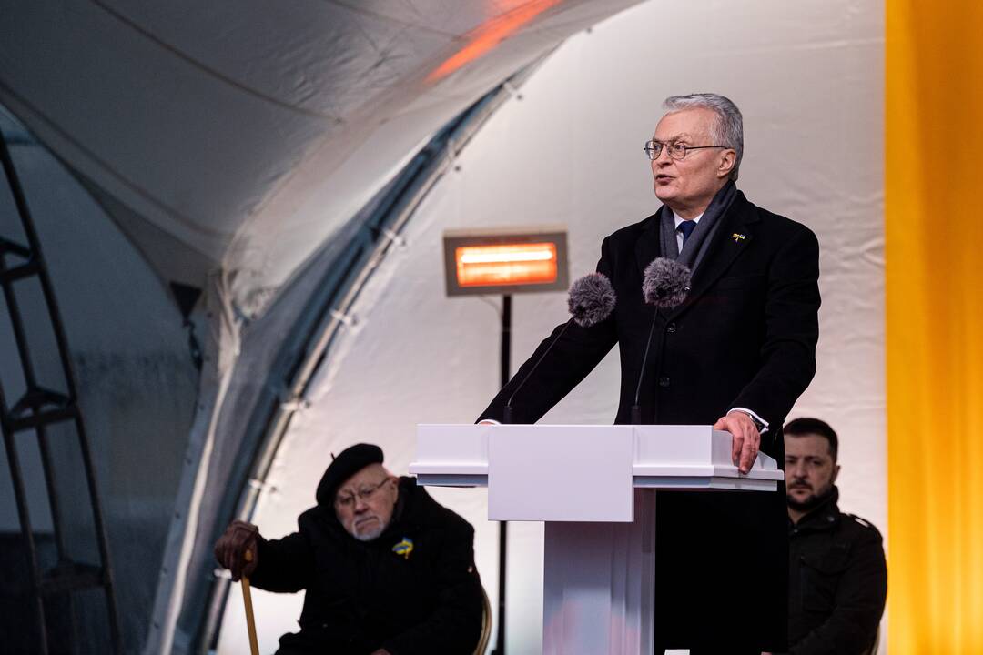 V. Zelenskis ir G. Nausėda kreipėsi  į Lietuvos žmones