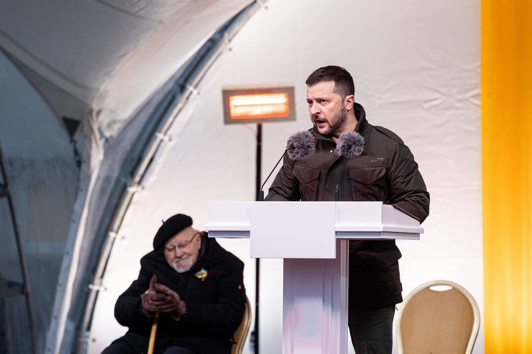 V. Zelenskis ir G. Nausėda kreipėsi  į Lietuvos žmones