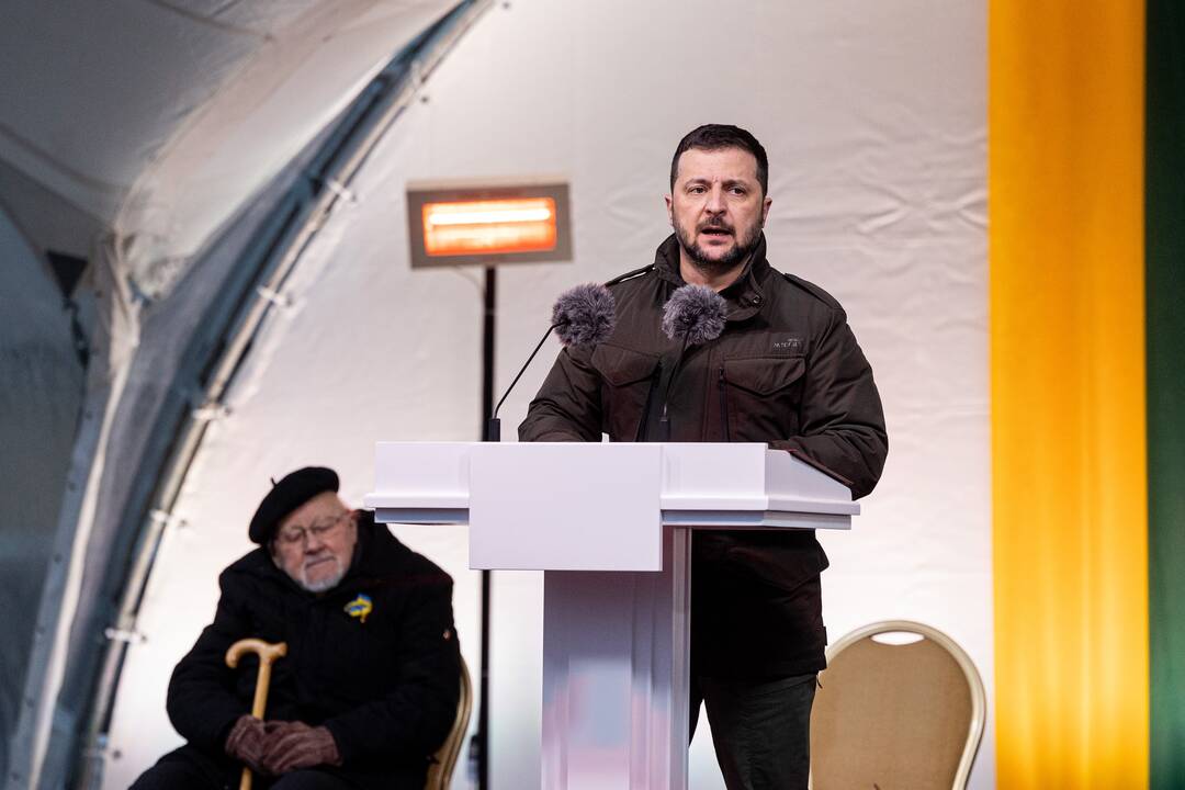 V. Zelenskis ir G. Nausėda kreipėsi  į Lietuvos žmones