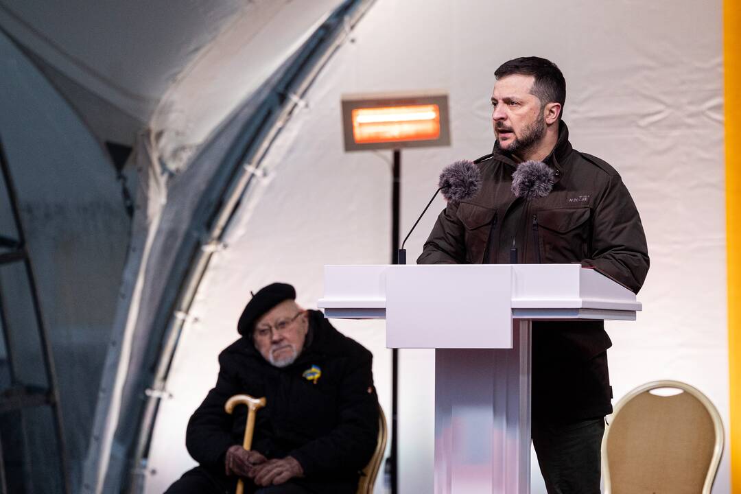 V. Zelenskis ir G. Nausėda kreipėsi  į Lietuvos žmones