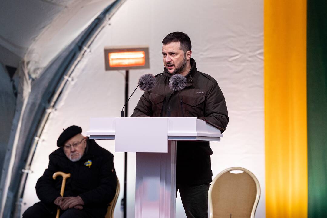 V. Zelenskis ir G. Nausėda kreipėsi  į Lietuvos žmones