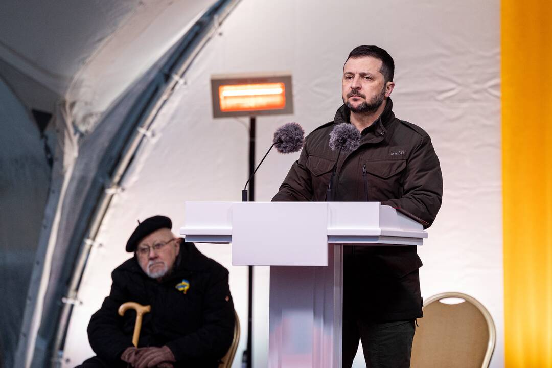 V. Zelenskis ir G. Nausėda kreipėsi  į Lietuvos žmones
