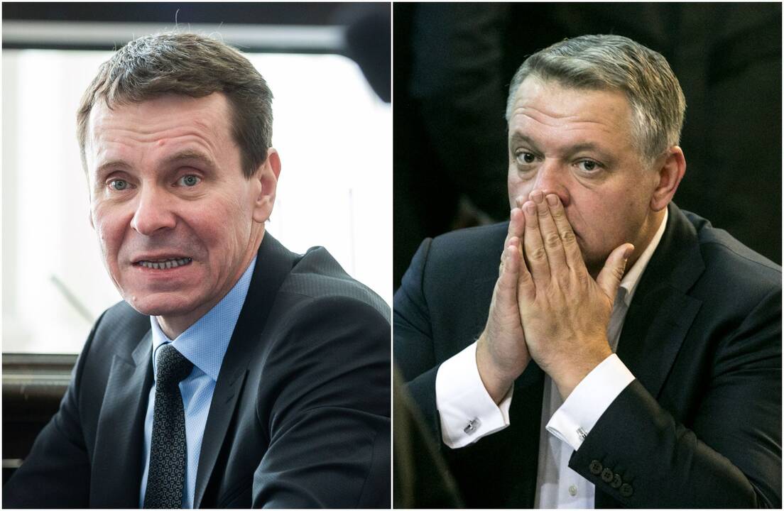 Raimondas Kurlianskis (kairėje) ir Egidijus Masiulis