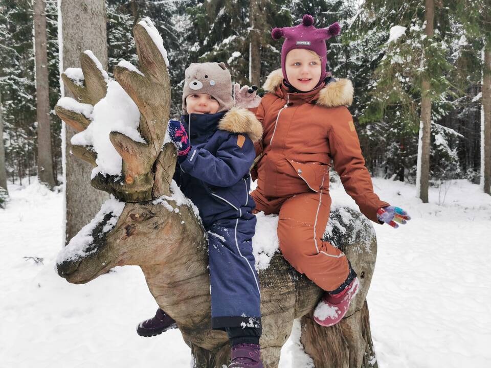 Agnė ir Alanas Dzeranovai nori, kad Kalėdų pasaka kuo ilgiau išliktų vaikų širdyse, tad prigalvoja jiems kalėdinių istorijų ir užduočių. 