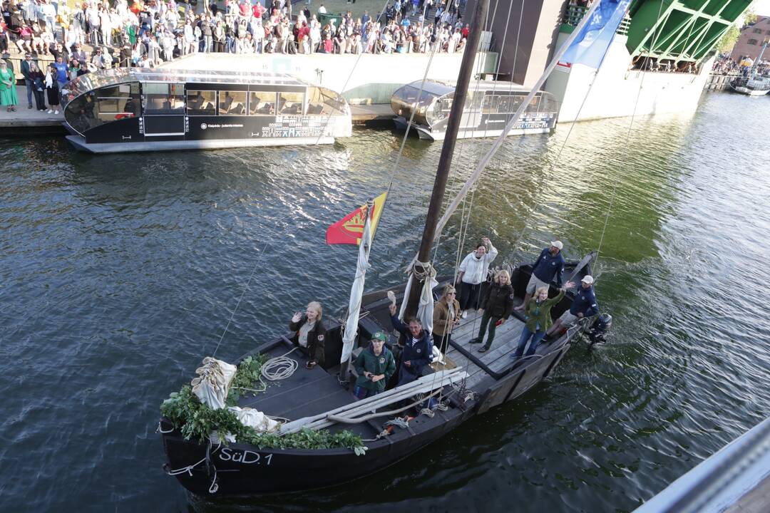 Unikalus tradicinių ir istorinių laivų paradas „Dangės flotilė“