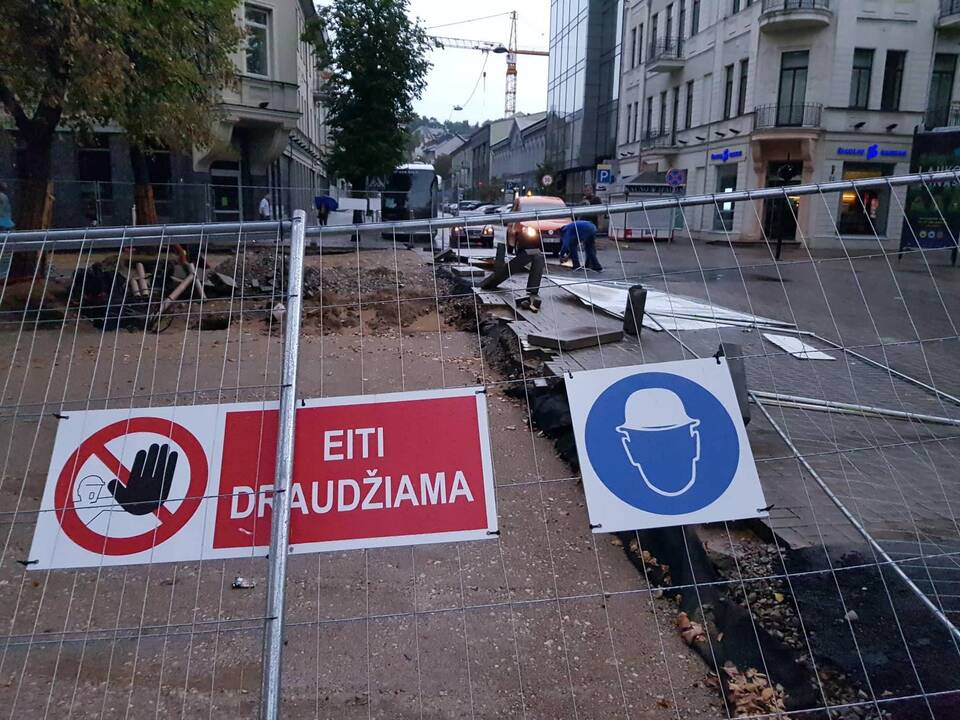 Kauną nuplovė smarkus lietus