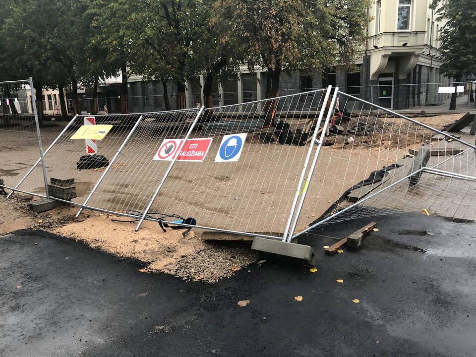 Kauną nuplovė smarkus lietus
