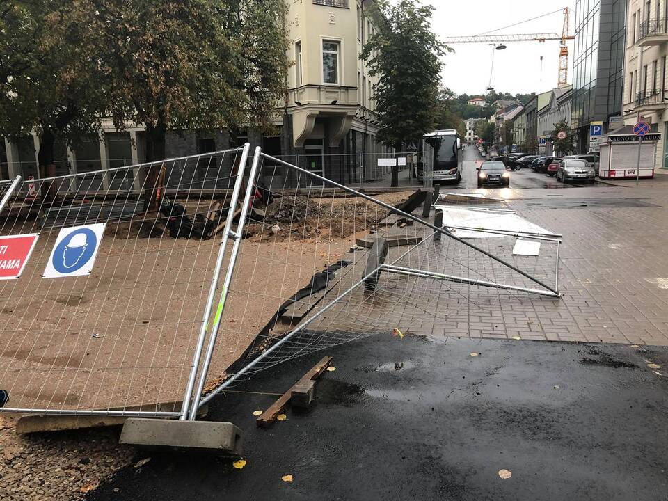 Kauną nuplovė smarkus lietus
