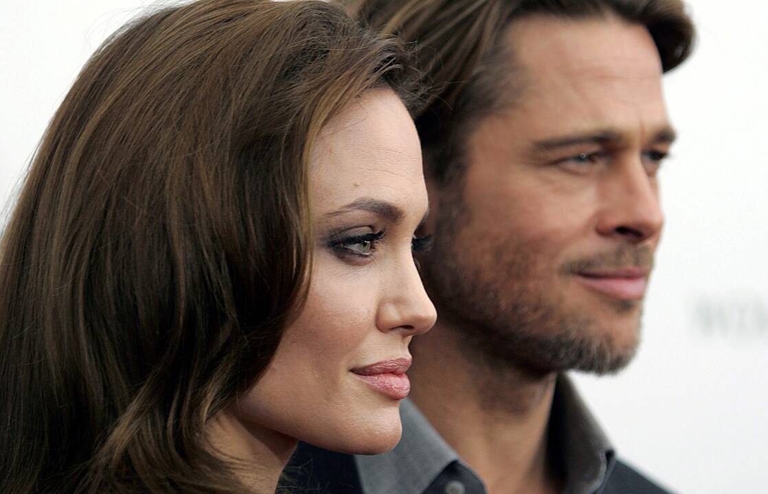 Angelina Jolie ir Bradas Pittas.