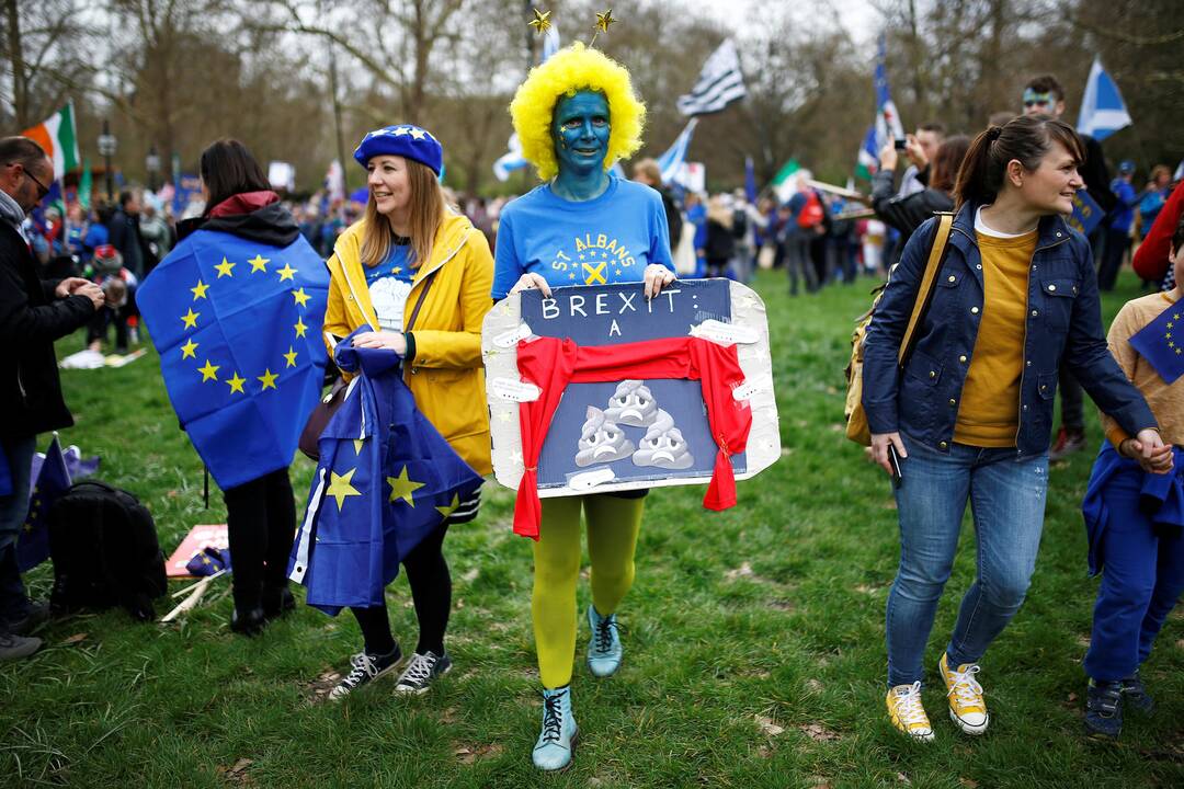 Masinė demonstracija prieš „Brexit“