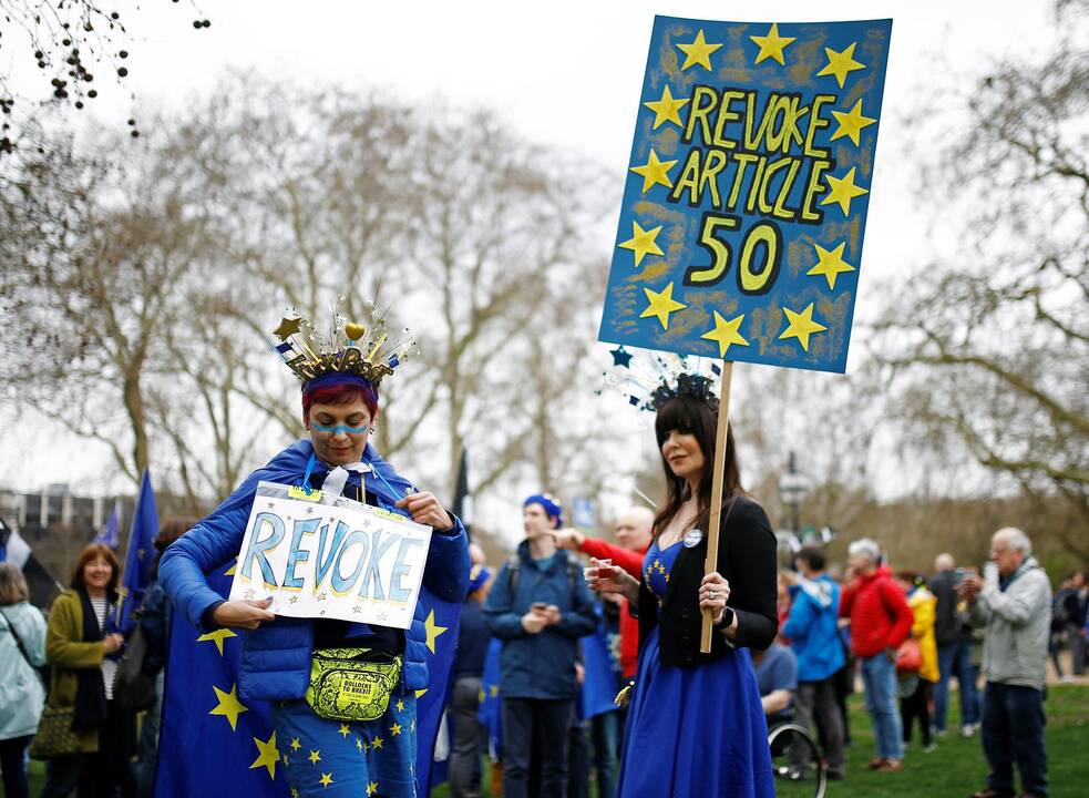 Masinė demonstracija prieš „Brexit“