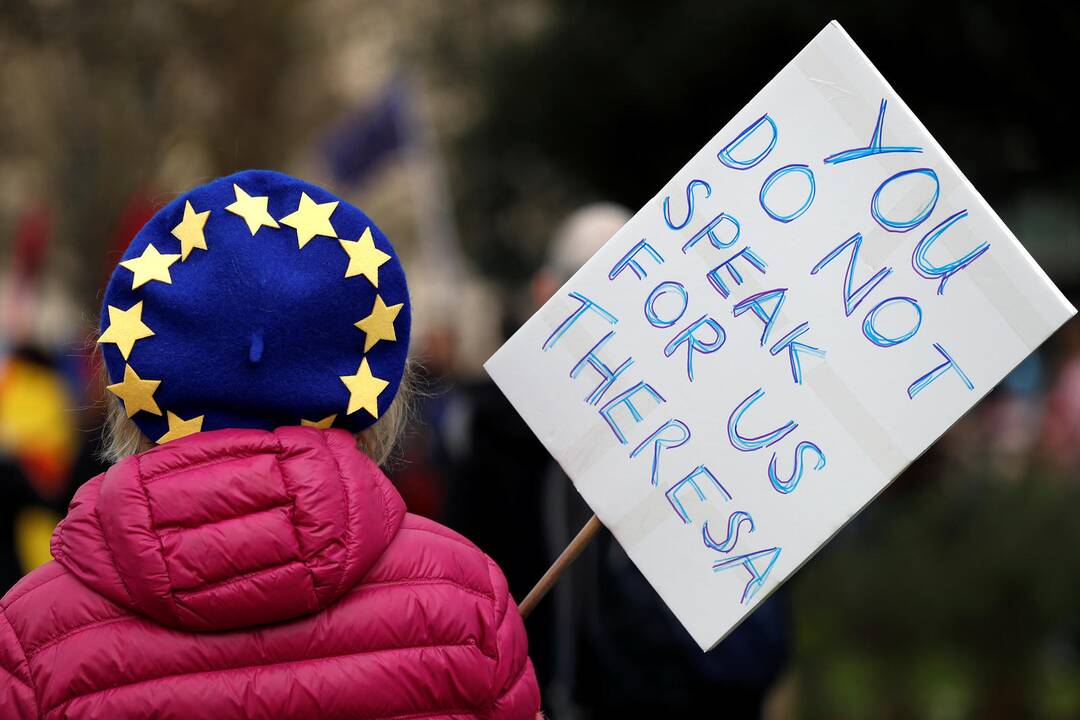Masinė demonstracija prieš „Brexit“