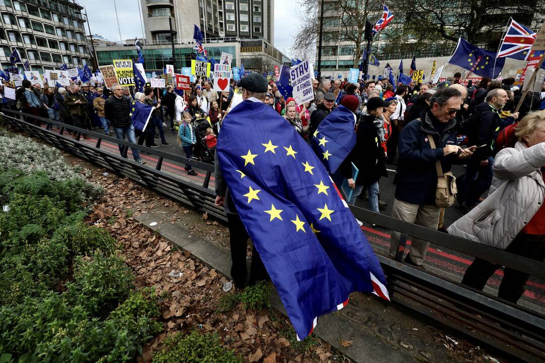 Masinė demonstracija prieš „Brexit“