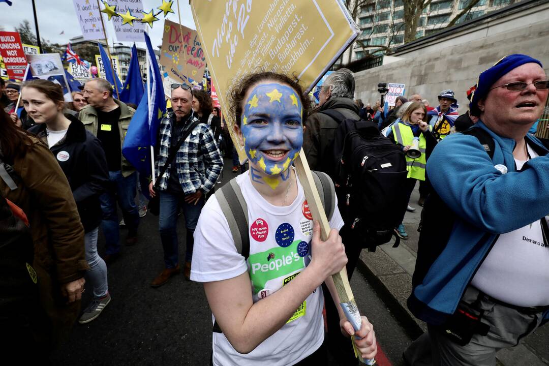Masinė demonstracija prieš „Brexit“