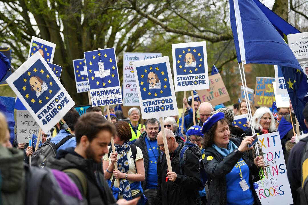 Masinė demonstracija prieš „Brexit“