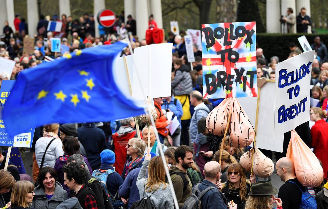 Masinė demonstracija prieš „Brexit“
