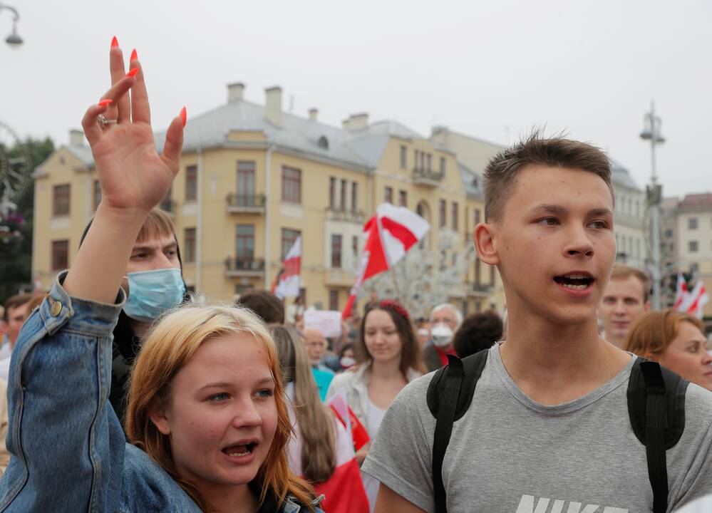 Minske – „Naujosios Baltarusijos eitynės“ 