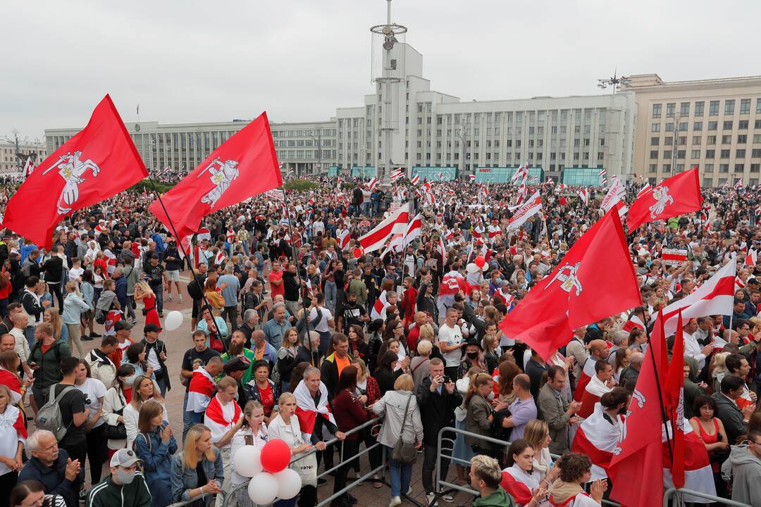 Minske – „Naujosios Baltarusijos eitynės“ 