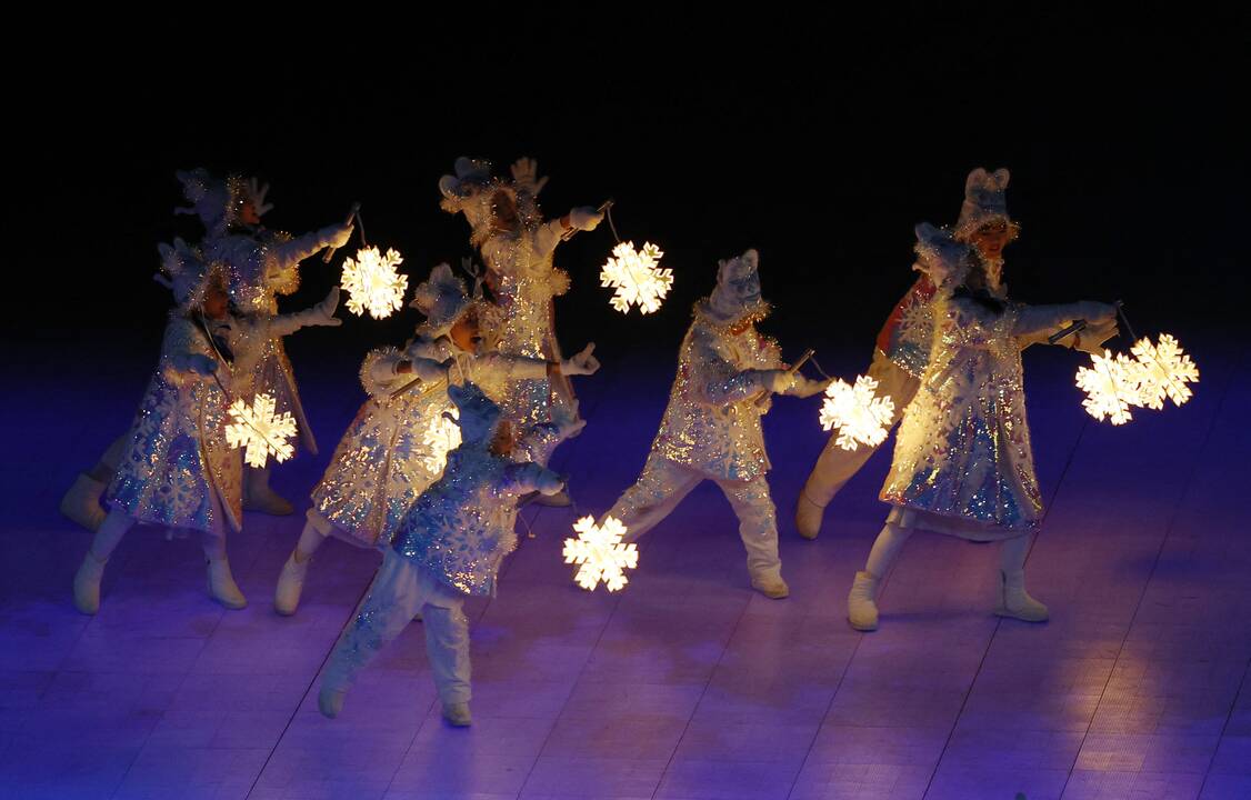 Pekine – žiemos olimpinių žaidynių uždarymo ceremonija