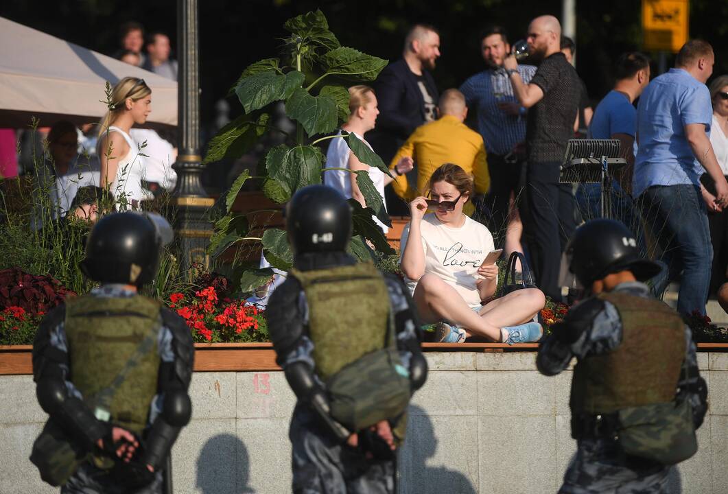 Protestuotojai Maskvoje