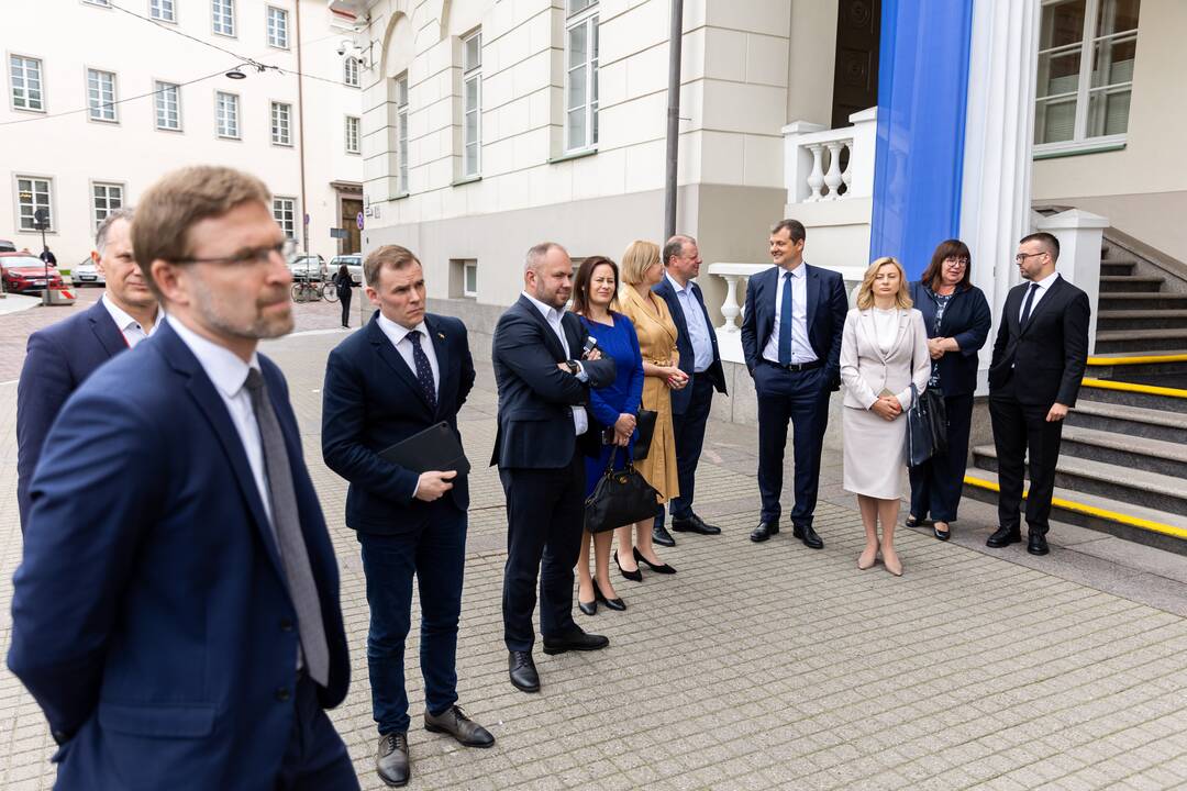 Politikų komentarai po susitikimo prezidentu