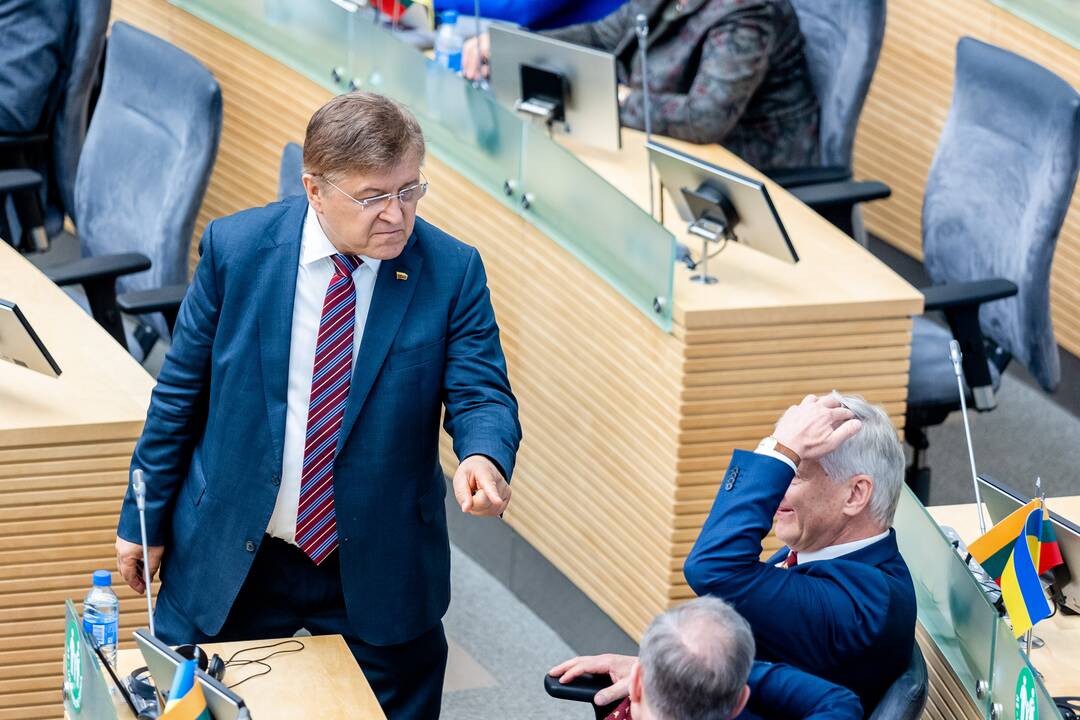 Opozicija grįžo dirbti į Seimo salę