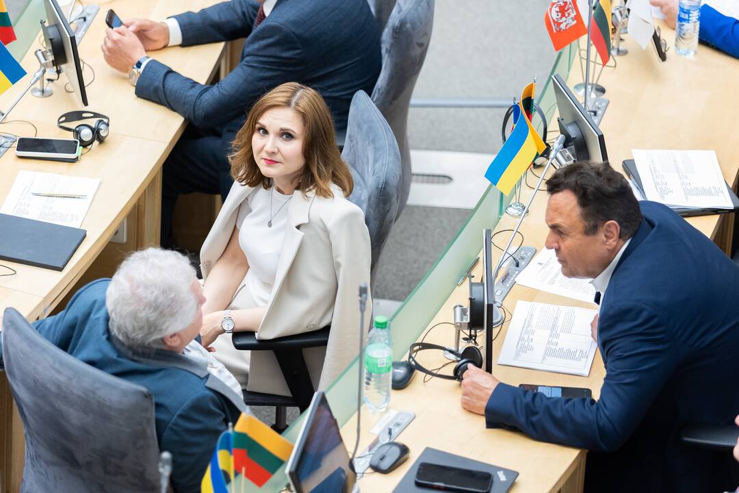 Opozicija grįžo dirbti į Seimo salę