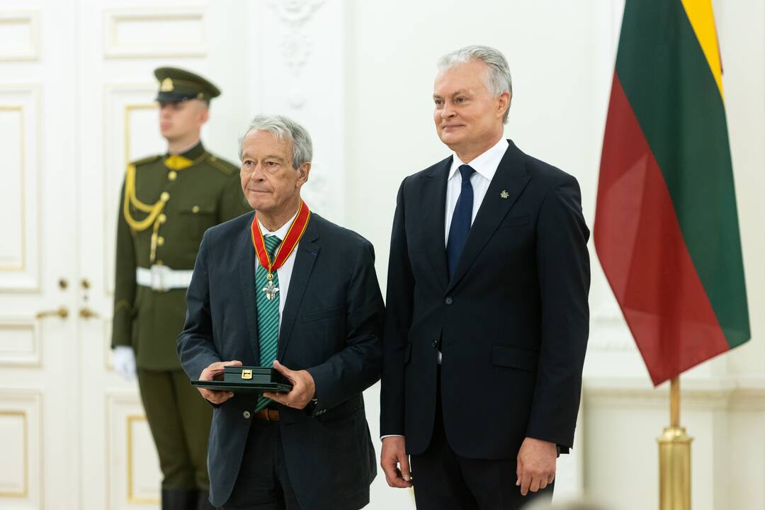 Valstybės apdovanojimų įteikimo ceremonija
