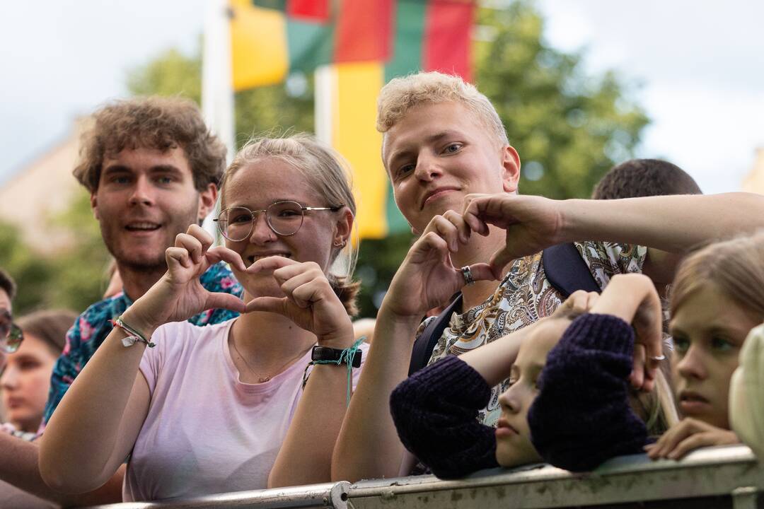 „Tautiškos giesmės“ giedojimas ir koncertas Klaipėdoje