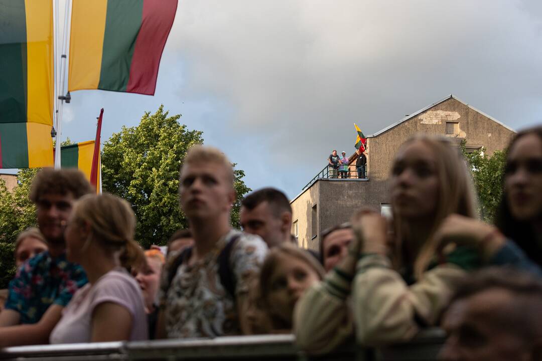 „Tautiškos giesmės“ giedojimas ir koncertas Klaipėdoje