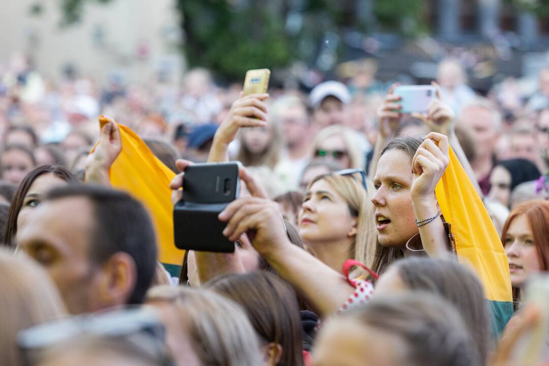 „Tautiškos giesmės“ giedojimas ir koncertas Klaipėdoje