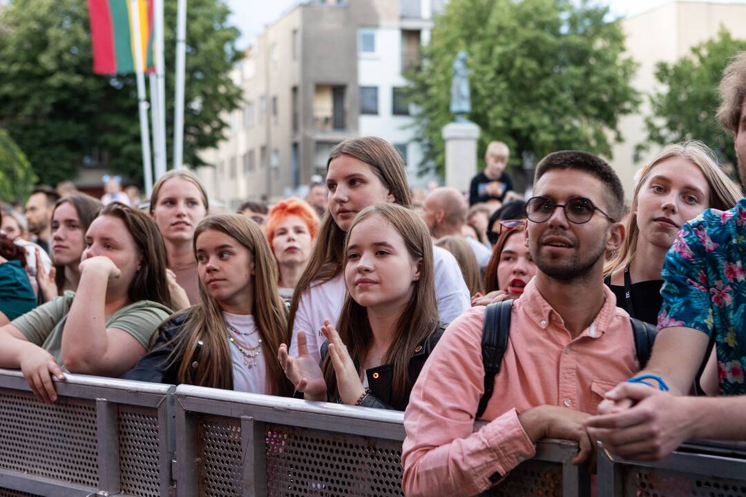 „Tautiškos giesmės“ giedojimas ir koncertas Klaipėdoje